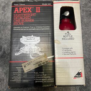 コールマン peak1 stove APEX2 未使用品