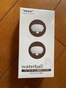 waterball　東レ 浄水器 ウォーターボール 交換用 カートリッジ WBC-600-W 2個入　新品