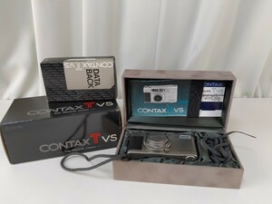 カメラ CONTAX コンタックス TVS ケース/データバック付 コンパクト