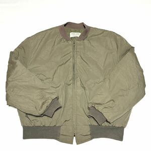 XL相当 TANKER JACKET アメリカ古着　ビンテージ　メンズ　カーキ　ミリタリー　防寒着　バイカー　実物　軍もの　ハーレー　ワーク　即決