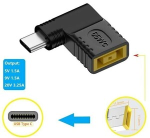 82-10個セット_NEC-LENOVO→TYPE-C（タイプC)電源変換アダプタ