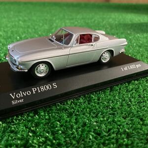 ★ ミニチャンプス1/43【Volvo P 1800 Coupe 1969 silver】430 171626 　d6 ◆半額スタート！