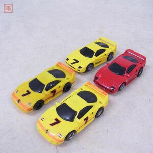 TYCO HOスケール スロットカー フェラーリ F40 まとめて4台セット 動作未確認 現状品 HP7 Ferrari【10