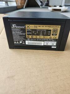 動作品　Seasonic SS-750KM3 Active PFC F3 (X-750) 750w 80plus gold fan control