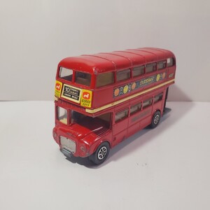 CORGI TOYS コーギー 1/43「LONDON TRANSPORT ゛ROUTE MASTER゛」ロンドン トランスポート ルートマスター 赤色 イギリス製 中古 829