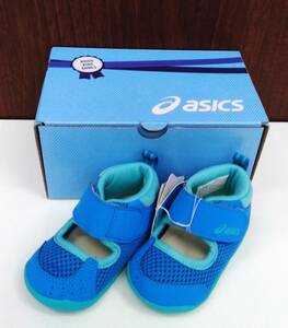 未使用品 ASICS アシックス キッズ シューズ スニーカー 11.5cm プロセスブルー キッズ用 子供用 タグ付き 箱付き 靴