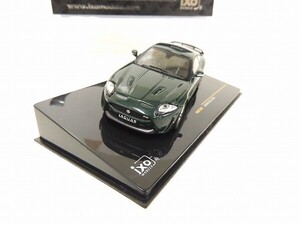 【美品】ixo イクソ 1/43 MOC138P JAGUAR XKR-S 2010 ジャガー Jaguar Cars Limited 2012 深緑/60サイズ