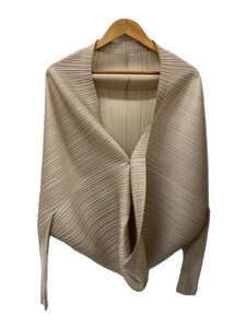 PLEATS PLEASE ISSEY MIYAKE◆カットソー/-/ポリエステル/BEG/PP33-J0184