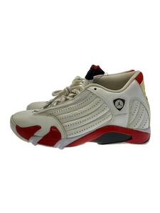 NIKE◆AIR JORDAN 14 RETRO/エアジョーダンレトロ/ホワイト/487471-100/26cm/WHT