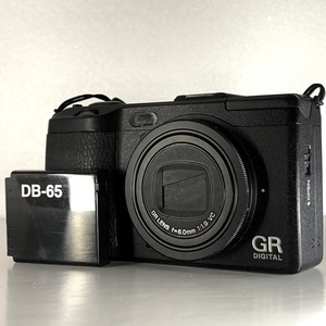 1円〜 ★動作品★ RICOH GR DIGITALIV IV 4 ブラック リコー コンパクトデジタルカメラ デジカメ DB-65バッテリー付き #36