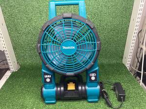 【中古品】★makita(マキタ) 14.4v/18v充電式ファン 青(本体のみ) CF201DZ　ITWD2S7JD4UZ