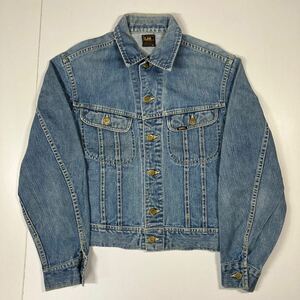 70s Vintage Lee Riders Denim Jacket 101TYPE 70年代 リー ライダース デニム ジャケット USA製 Gジャン 黒タグ イエローステッチ T725