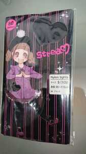 [新品] Strea★８０デニールタイツ★サイズ１０５(身長９５～１１５㎝)★Colブラック 