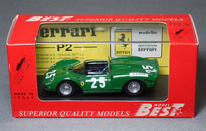 フェラーリ365P2（No.25/D.PIPER）1965ブランズハッチ　　*1/43スケール　* ベストモデル製　*品番9091　　*02