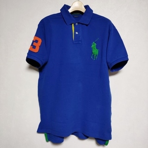 POLO RALPH LAUREN ビッグポニー 半袖 ポロシャツ ブルー ポロ・ラルフローレン 3-0617S F91419