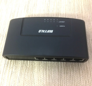 バッファロー BUFFALO スイッチングハブ LSW3-TX-5EPL/B