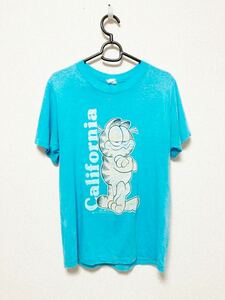 Tシャツ　USA製　ビンテージ　水色