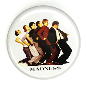 デカ缶バッジ 58mm Madness マッドネス One Step Beyond SKA New Wave Punk Skins Specials スペシャルズ 2Tone