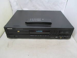 【S】CD-750　PHILIPS　リモコン付き　CDプレーヤー　難あり　フィリップス