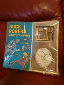 1960年代アメコミ 洋書バックロジャース塗り絵アメトイBUCKROGERS　MAGICERASABLEPICTURESアメリカ製USA コレクターブックフィギュア