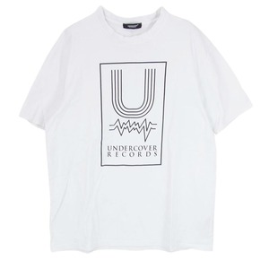 UNDERCOVER アンダーカバー UC2B9805-3 UNDERCOVER RECORDS アンダーカバー レコーズ 半袖 クルーネック Tシャツ ホワイト系 3【中古】