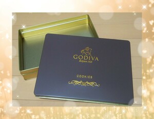 ★☆★GODIVA ゴディバ お菓子の空き缶 空箱 スチール缶 小物入れにGood(゜∇^d)!!★☆★