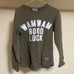 WAMWAM トレーナー キッズ 160 カーキ