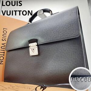 【美品 鑑定済】ルイヴィトン LOUIS VUITTON タイガ ロブスト2 アルドワーズ ブリーフケース M31042 ビジネスバッグ 書類鞄 メンズ 2層