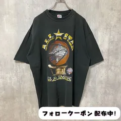 古着 used　NBA ALL STAR GAME 2000 バスケ　半袖プリントTシャツ　黒　ブラック　レトロ　オーバーサイズ