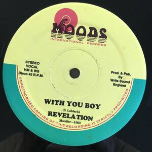 Revelation / With You Boy - Jah Feelings　[Moods International Records - 1003, Moods International Records - Moodisc-1003]