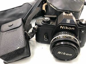 イ） Nikon EM ニコン 一眼レフカメラ 一眼レフ カメラ NIKKOR 50mm 1:1.8 三脚 セット