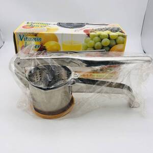 18-8 Vitamin Juicer ビタミンジューサーステンレス 生ジュース フルーツ キッチン用品 中古