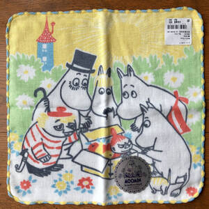 MOOMIN　宮本　日本製　ガーゼパイルハンカチ　見ぃつけた　ムーミン