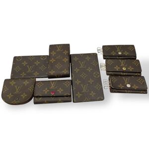 【定番人気】1円〜 8点 全て LOUISVUITTON ルイヴィトン コインケース ブックカバー キーケース パスケース シガレットケース モノグラム