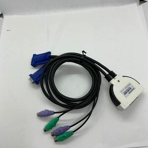 ◎(D414) 中古 エレコム KVMスイッチ PS/2KVMスイッチ KVM-KP2N