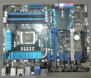 【中古パーツ】BIOS確認のみ、 ASUS P8Z77-V DELUXE マザーボード ＩＯパネル LGA1155 ■MB5183