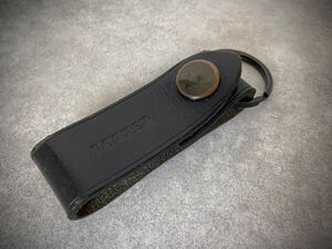 PORTER KEY HOLDER ポーター キーホルダー キーリング 吉田カバン レザー 鍵 ストラップ ベルト ブラック　本革　HEAT ヒート　非売品