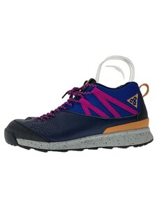 NIKE ACG◆ハイカットスニーカー/28cm/NVY/レザー/525367-400