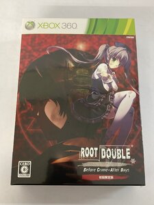 (未開封品) XBOX360 「ルートダブル-Before Crime*After Days- 限定版」　ソフト