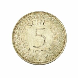 【銀貨】ドイツ 5マルク 1971年 貨幣 古銭 外国銭★