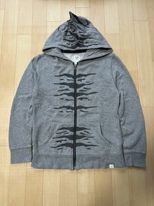 GAP ジップアップ スウェットパーカー キッズ　子供　140(L 10歳) グレー