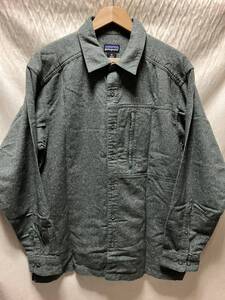 美品 patagonia シャツジャケット M モロッコ製 CPOシャツ ウールシャツ ネルシャツ ワーク surf 山シャツ 山と道 ヴィンテージ ツイード