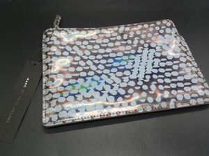 MARC BY MARC JACOBS マークバイマークジェイコブス PVC ポーチ 小物入れ マルチケース レディース シルバー系 DE2875