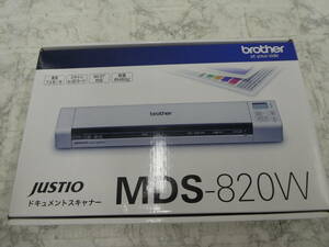 ☆ 未使用 保管品 brother ブラザー モバイルスキャナー MDS-820W 1円スタート ☆