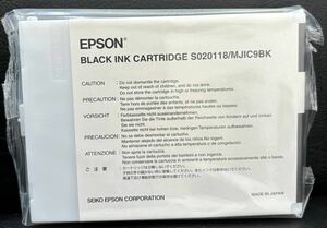 [EPSON　エプソン]　インクカートリッジ　S020118／MJIC9BK　（2個セット）　　　※箱なし・未使用品　