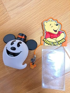 【超レア！】ディズニーランド　くまのプーさん　パスケース　バッジ　ハロウィーン　ミッキーマウス