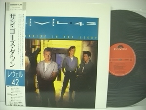 ■LP レヴェル４２ / サン・ゴーズ・ダウン 帯付 LEVEL 42 STANDING IN THE LIGHT AOR