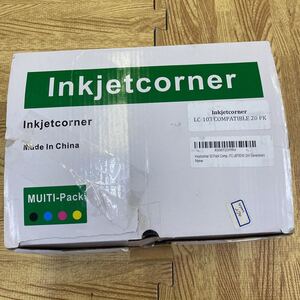 7-39 【新品未使用】【1円〜】Inkjetcorner マルチパック　20パック　ブラック　シアン　マゼンダ　イエロー　LC-103 期限切れ