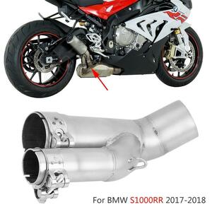 BMW S1000RR 17-18年 汎用スリップマフラー用ミッドパイプ