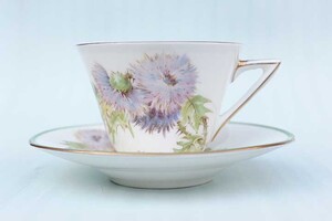 ロイヤルドルトン　グラミス　シッスル　H4601　カップ&ソーサー　中古品　Royal Doulton Glamis Thistle　(管理番号2)